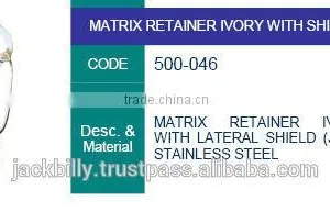 Matrix Retainer Ivory With Shield , Dental Instruments, Dental Lab Instruments thumbnail-1