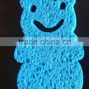 Cute Animal Shape Cellulose Sponge , Cellulose Cleaning Sponge thumbnail-1