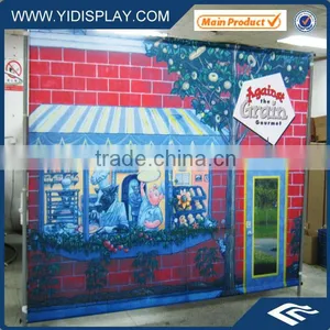 Telescopic Large Folding Pop up Banner Stand thumbnail-1