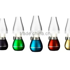 Colorful Wireless Blowing Control Kerosene Oil Desgin LED Lamp thumbnail-1