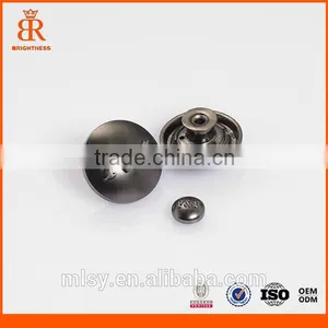 Metal Military Buttons Customized Buttons for Coats Jean Jacket Metal Buttons thumbnail-1