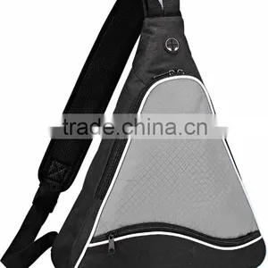 Fashion Sling Bag 600D Polyester With Rubber Logo thumbnail-3