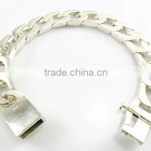 Heavy 925 Sterling Silver Mans Jewelry Factory Direct Sale B202 thumbnail-1