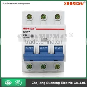 Dz47-63 3 Phase Circuit Breaker 1a thumbnail-1