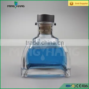 120ml Perfume Glass Clear Reed Diffuser Bottles With Cork Supplier's Choice thumbnail-1