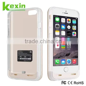 Rechargeable Li-polymer Battery Case for Iphone 6 Wireless Power Bank Charger thumbnail-2