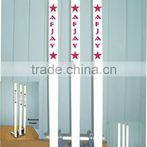 CRICKET STUMPS SET IRON BASE thumbnail-1