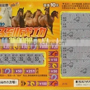4 Color Printing Thermal Scratch off Lottery Ticket Manufacturer thumbnail-3