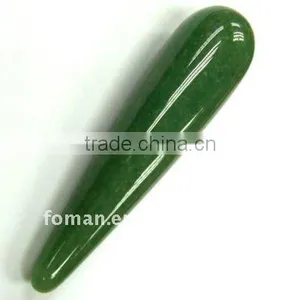 120x25mm Aventurine Gemstone Massage Wands thumbnail-1