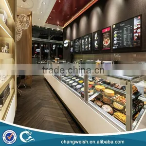 Wooden Glass Bread Display Cabinet thumbnail-1