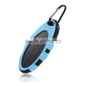 Solar Charger 5000mAh USB Portable Charger Power Bank Battery Pack [Oval Pocket Series - Water-Resistant, Shock-Proof thumbnail-1