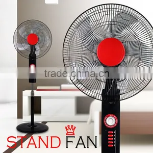 16 Inches Red Decorative Stand Fan With New ABS Material Made in Wuhu thumbnail-2
