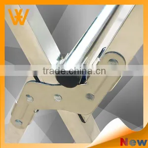 Double-pole Stainless Steel Extendable Laundry Hanger Rack With Shelf thumbnail-2