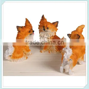 Funny Resin Lovely Dog Statue, Dog Statue for Home Decoration thumbnail-3