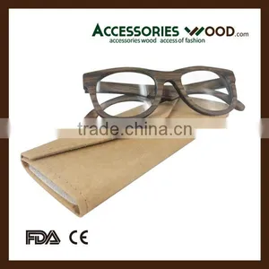 High Quality Strong Custom Resin Optical Lens Wooden Reading Glasses Frame thumbnail-3
