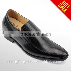 Nordic Style Wedding Dress Shoes Men / Elevator Height Increasing Shoes For Men / Loafers Shoes thumbnail-1