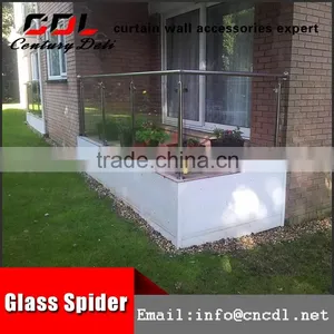 304 316 Stainless Steel Balcony Railing System Wire Mesh Railing thumbnail-1