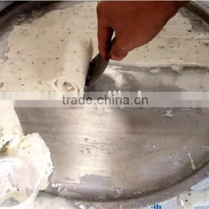 Flat Pan Fried Ice Cream Machine Single Pan Fried Ice Cream Roll Machine Cold Stone Marble Slab Top Fry Ice Cream Machine thumbnail-2