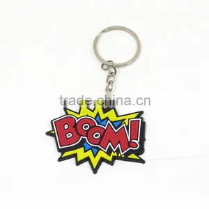Yiwu Manre Pvc Keychain Manufacturer Custom 2d Keychain Silicone/ Rubber Key Ring thumbnail-5