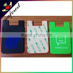 Multifunctional Cell Phone Adhesive Card Pocket,silicone Smart Wallet thumbnail-5