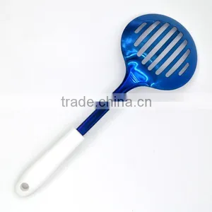 Non-stick TPR Handle 100% Food Grade Titanize Kitchen Slotted Skimmer thumbnail-2