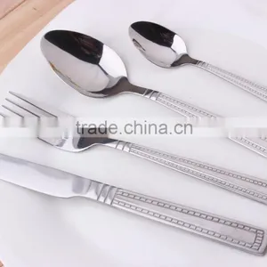 Embossed Design Stainless Steel Cutlery Set From China KX-S154 thumbnail-3