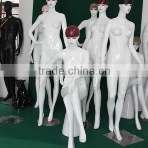 Dress Form Plastic Mannequin Makeup Fashion Realistic Mannequin for Clothes thumbnail-2