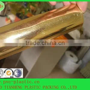 Metalized Gold PVC , Rigid PVC Sheet for Candy Tray Packing Use thumbnail-1