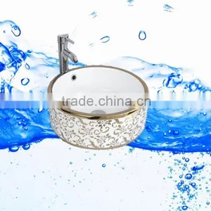 Artificial Bathroom Porcelain Home Garden Wash Color Basins With Cabin thumbnail-5