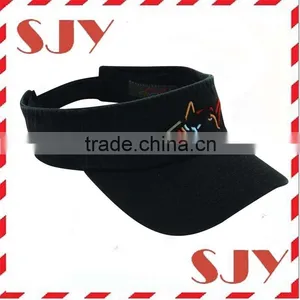 Black Wholesale Cheap Sun Visor Hats and Caps thumbnail-1