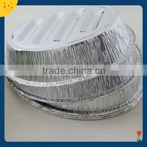 Foil Containers Oval Quality Aluminium Turkey Roasting Tray Aluminum Foil Roaser Pan thumbnail-5