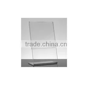 Displays 3-pack Acrylic 5 x 7 Slanted Sign Holders thumbnail-1