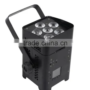 Hot Sell Rechargeable Battery 6pcs LED Uplight Led Lighting thumbnail-1