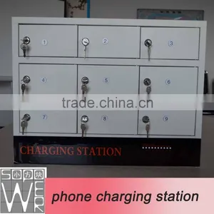 9 Compartment Steel Locker Inductive Charging thumbnail-6