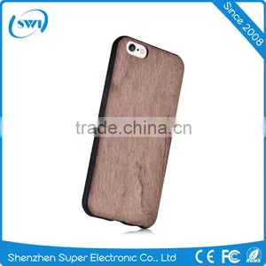 360 Degree Full Protective TPU+Red Sandal Wooden Back Cases Cover For Iphone 6 6S 6 Plus thumbnail-3