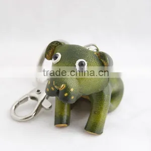 Handmade Leather Dog Key Chain thumbnail-1