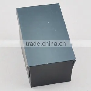 Plain Foldable Black Watch Packaging Gift Box for Wholesale thumbnail-5