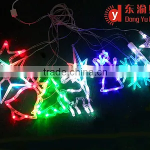 Hanging Led Strings Light With Snowflake CE ROHS thumbnail-6