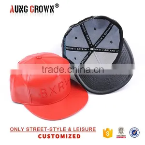 Flat Brim Leather Hats,leather Hats and Caps,flat Brim Leather Hats and Caps thumbnail-4