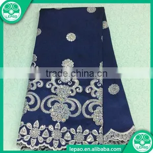 High Quality African Lace Fabrics,african Raw Silk George Lace Fabrics thumbnail-3