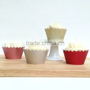 Reusable Sparkly Cupcake Wrappers Cake Decorations thumbnail-2