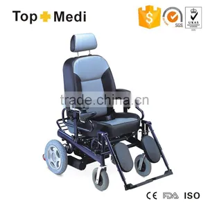 Comfortable Recling Aluminum Electric Wheelchair Scooter With High Back thumbnail-1