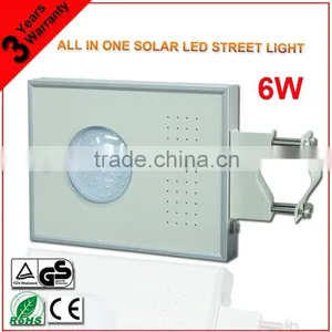 6W All In One Solar LED Street Light ( With Sensor ) thumbnail-2