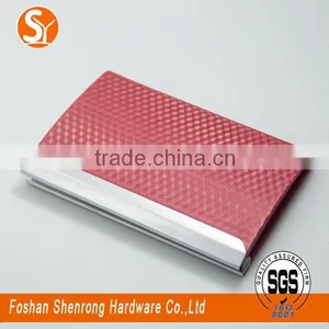 China Supplier Wholesale PU or Genuine Leather ID Card Holder With Magnetic Switch With Low Price thumbnail-1