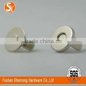 Bag Metal Accessory Brass Shell Magnetic Button 10mm Diameter thumbnail-1