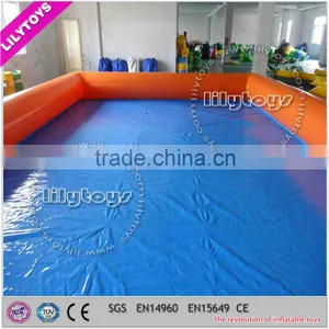 Orange Rectangular Above Ground Swimming Pool/pool Inflatable/pool for Hot Sale thumbnail-1