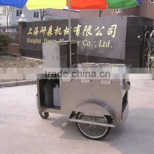 Gas Triple Steamer Pans Mobile Hot Dog Cart thumbnail-6