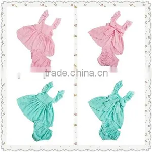 2016 New Design Princess Baby Girls Swing Top Set,children Clohting Set With Lace Shoulder Straps,kids Summer Wear Swing Outfit thumbnail-3