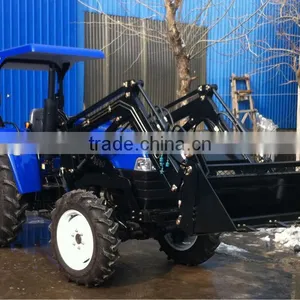 50HP Tractor With 4in1 Front End Loader, Log Grab, Teeth and Mesh on the Bucket thumbnail-1