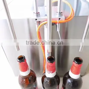 Small Semi Automatic Bottom up Digital Liquid Milk Beer Bottle Filling Machine thumbnail-3